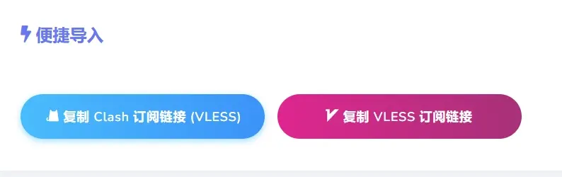 泡芙云节点订阅选项